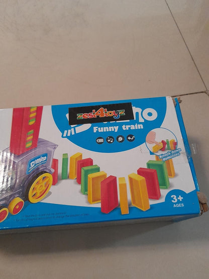 Train Toy Domino Set for Kids  with Sound Effects