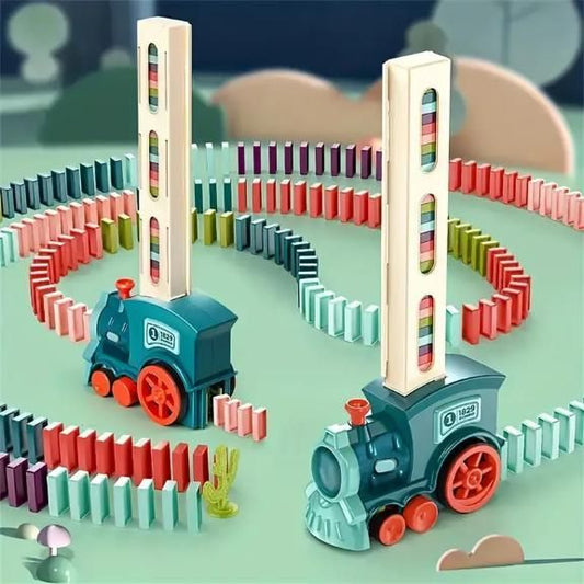 Train Toy Domino Set for Kids  with Sound Effects