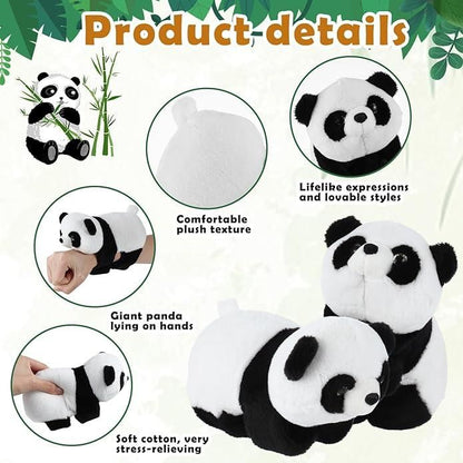 Stuffed Panda Slap Bracelets