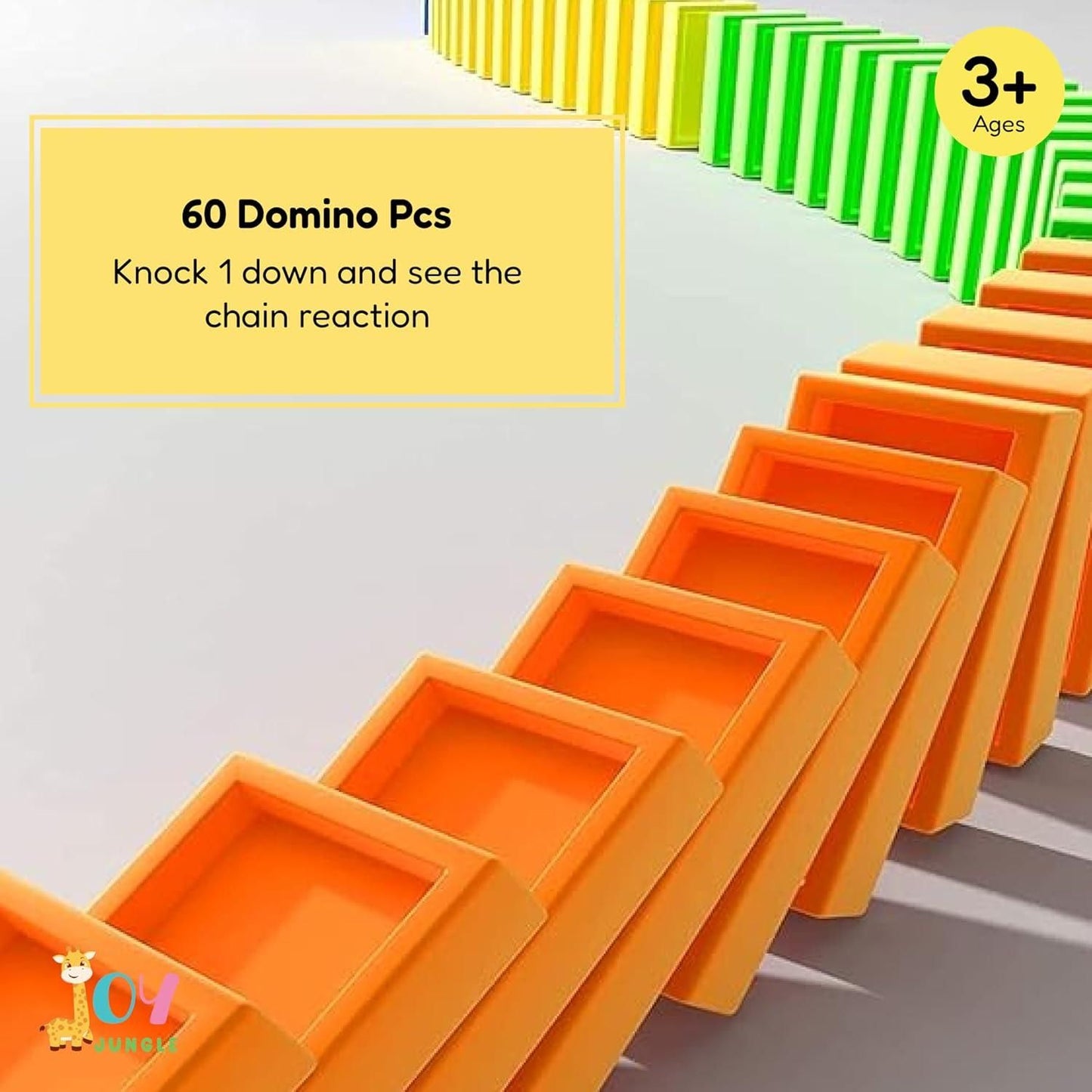 Train Toy Domino Set for Kids  with Sound Effects