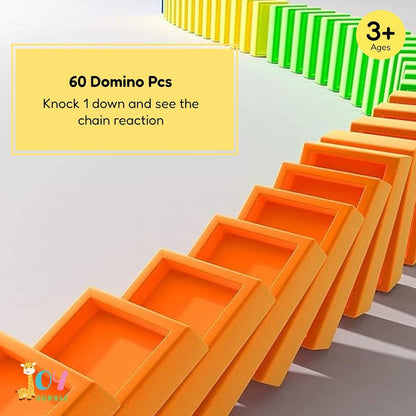 Train Toy Domino Set for Kids  with Sound Effects