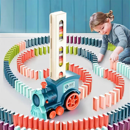 Train Toy Domino Set for Kids  with Sound Effects